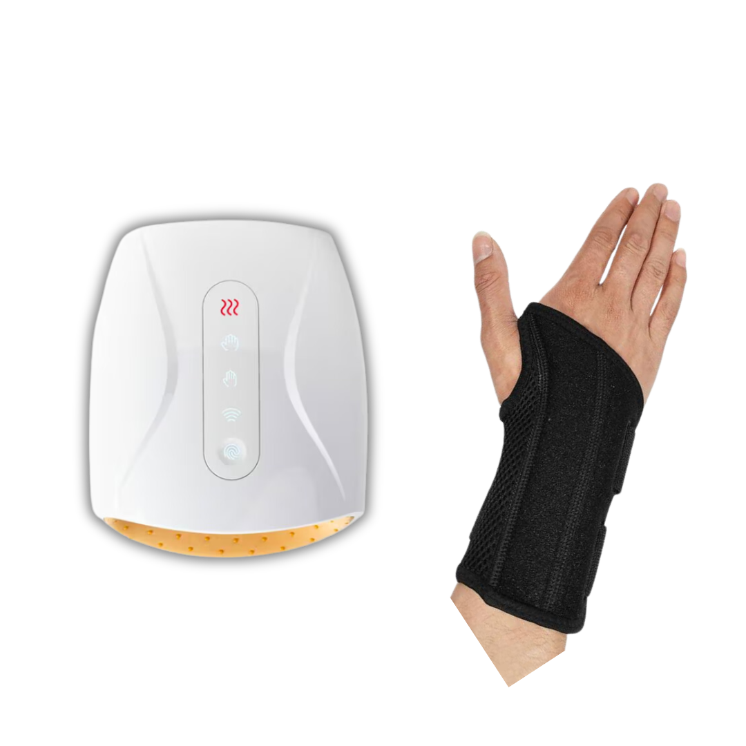 Recoverbody Hand Massager & Carpal Tunnel Brace Pair