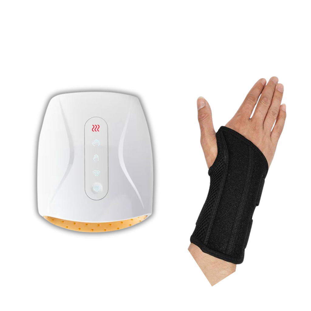 Recoverbody Hand Massager & Carpal Tunnel Brace Pair